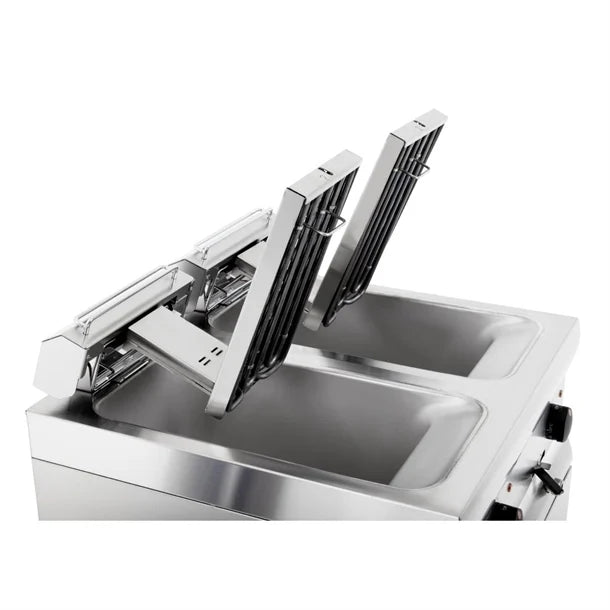 Lincat Twin Tank Twin Basket Free Standing Electric Fryer J12
